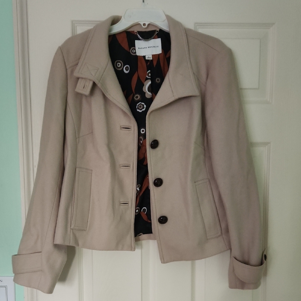 Banana Republic Wool Peacoat